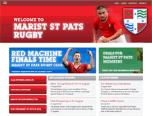 Tablet Screenshot of msprugby.co.nz